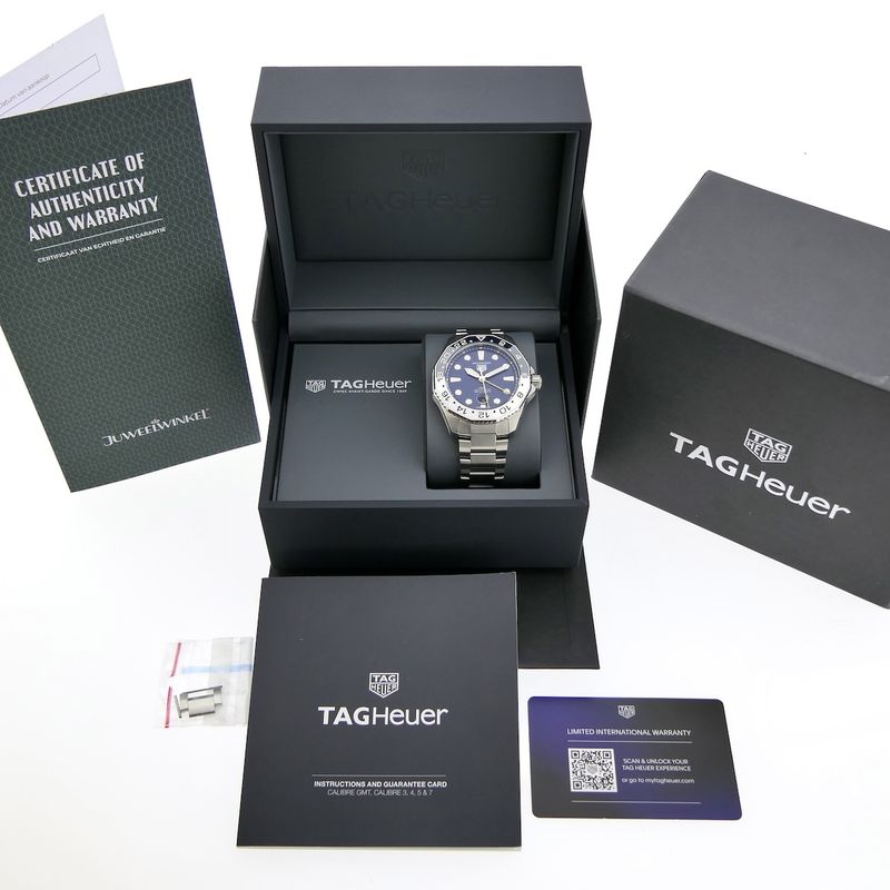 Image 18 of TAG Heuer Aquaracer 300 GMT Automatic WBP2010; Automatic men's watch