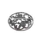 Image 6 of Silver brooch | Floral design