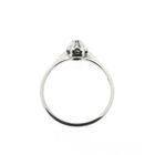Image 5 of White Gold Solitaire Ring with 0.04 ct Diamond