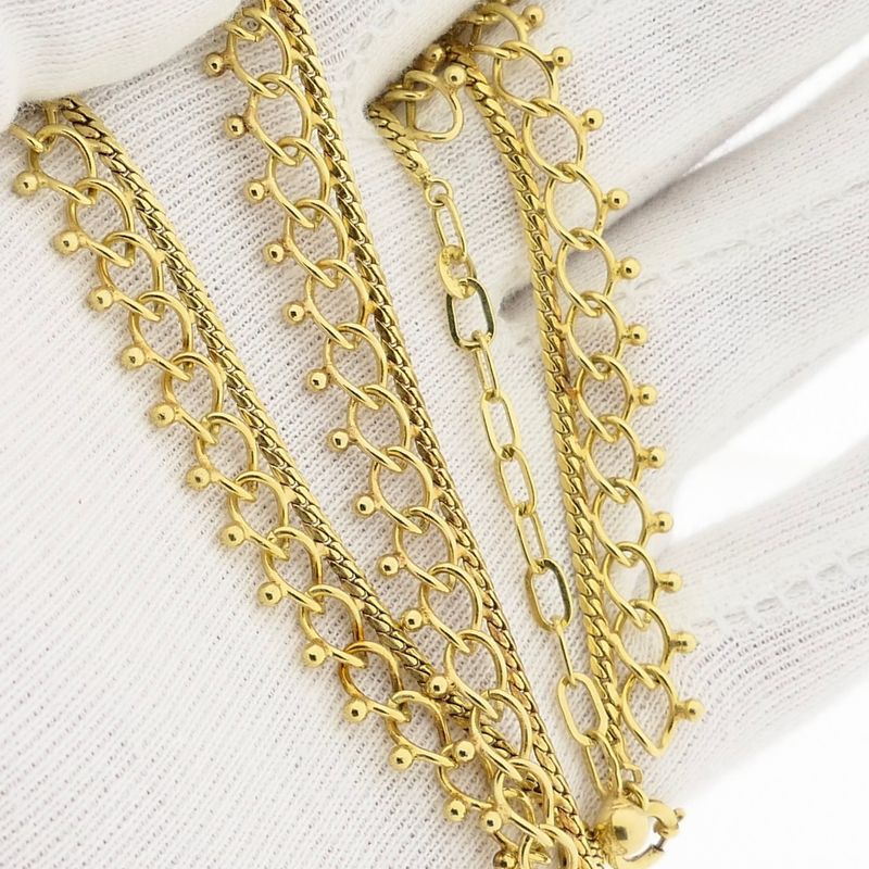 Image 8 of Gold Link Necklace