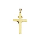 Image 5 of Gold pendant of a cross with corpus | INRI