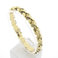 Golden fantasy link bracelet | 20 cm