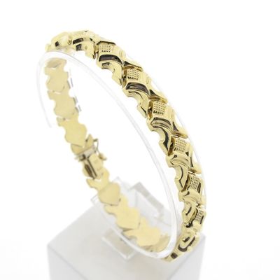 Image 1 of Golden fantasy link bracelet | 20 cm