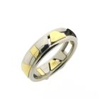 Image 1 of Two-tone gold sliding ring with palladium