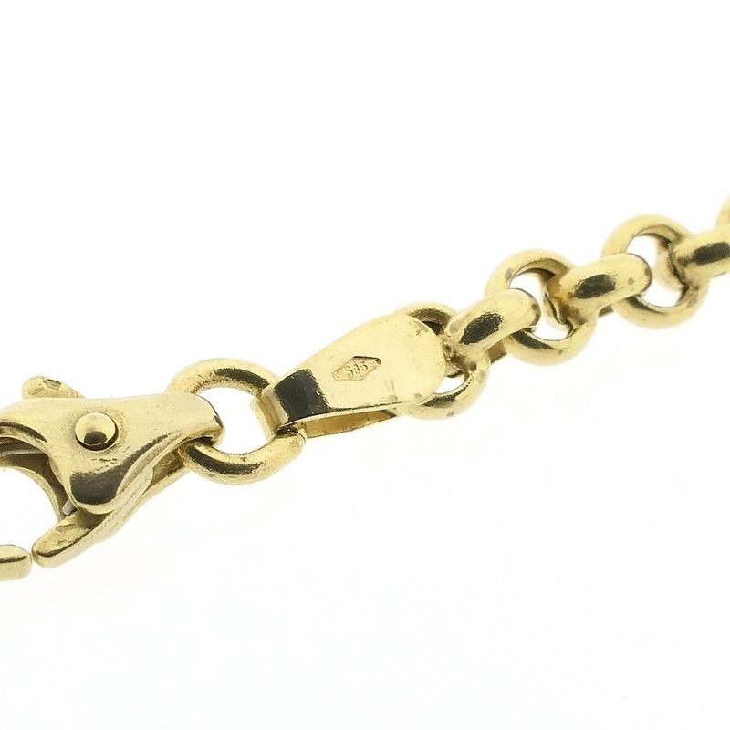 Image 4 of Antique gold sliding chain with tassels