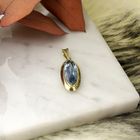 Image 9 of Gold pendant with topaz