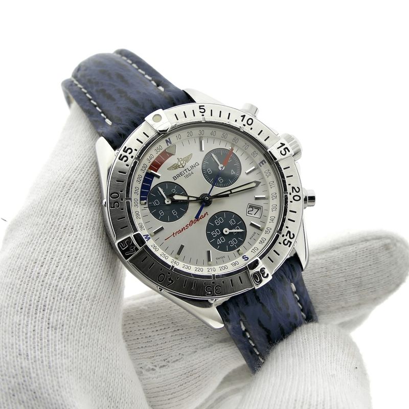 Image 5 of Breitling Transocean A53040; Chronograph men's watch