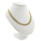 Afbeelding 3 van Gouden dubbele gourmetschakel ketting