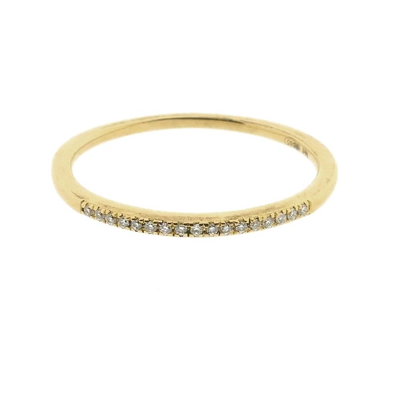 Image 3 of Gold ring/sliding ring with diamond | 0.085 ct.