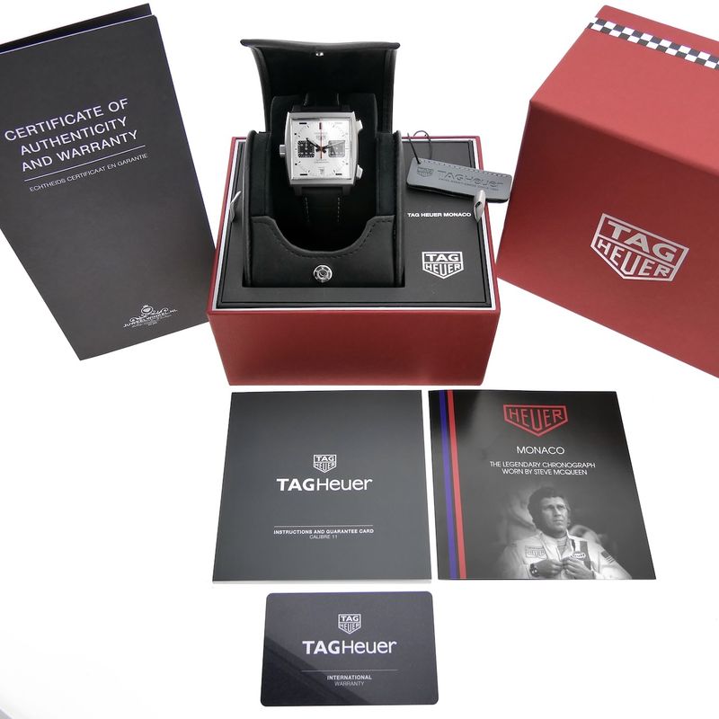 Image 4 of TAG Heuer Monaco Titan Special Edition (500 pieces); Chronograph men's watch