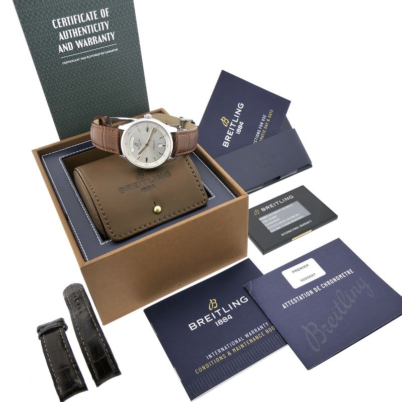 Image 15 of Breitling Premier Day Date A45340; Automatic men's watch