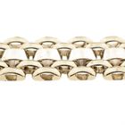 Image 3 of Bicolor gold Bismarck link bracelet