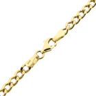 Image 5 of Gold flat gourmet link chain