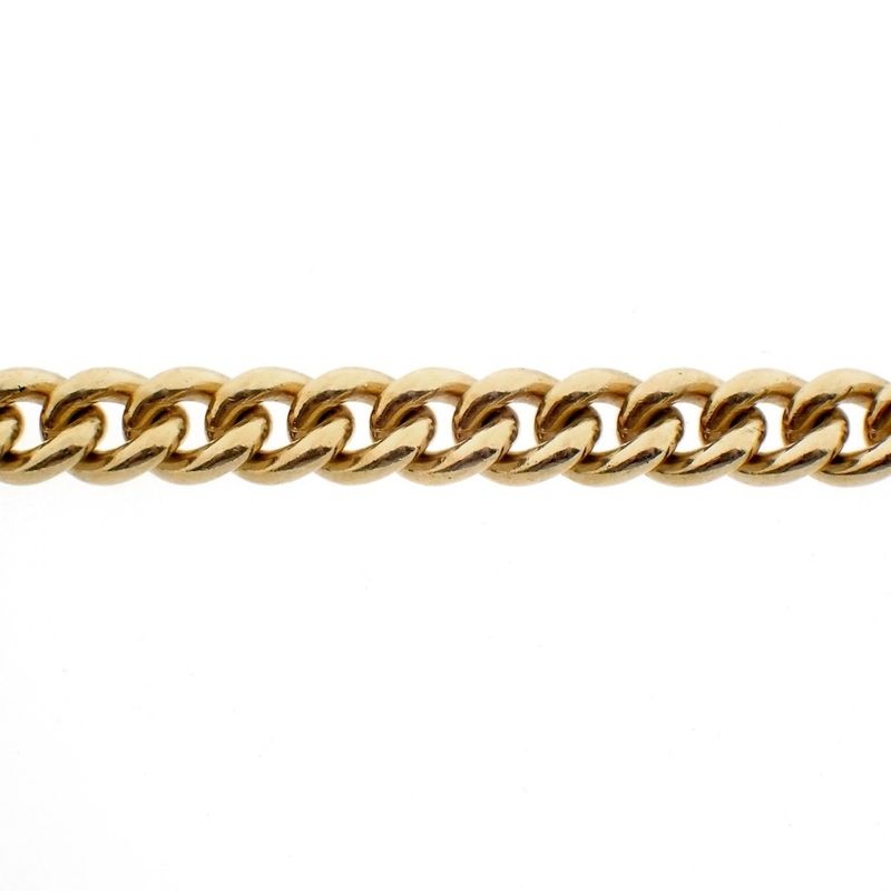 Image 5 of Gold gourmet link chain | 50.5 cm
