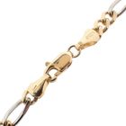 Image 5 of Two-tone gold Figaro link chain; Midas