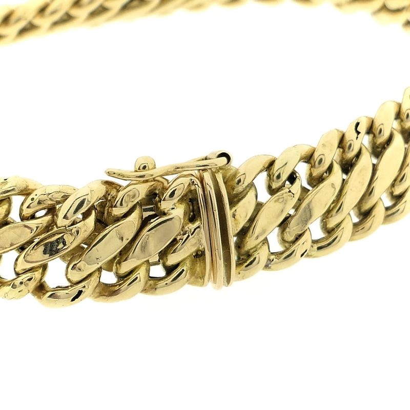 Image 6 of Golden fantasy/gourmet link bracelet | 19 cm