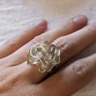 Image 3 of Silver ring with organic design