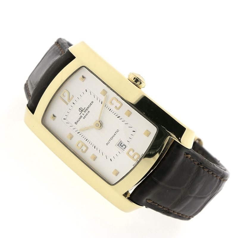 Image 11 of Baume Mercier Hampton; Automatic 18k gold watch