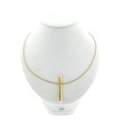 Image 1 of Gold Niessing necklace with diamond; 0.05 ct.