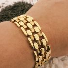 Image 4 of Gold tank link bracelet.