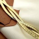 Image 2 of Gold braided Omega link necklace