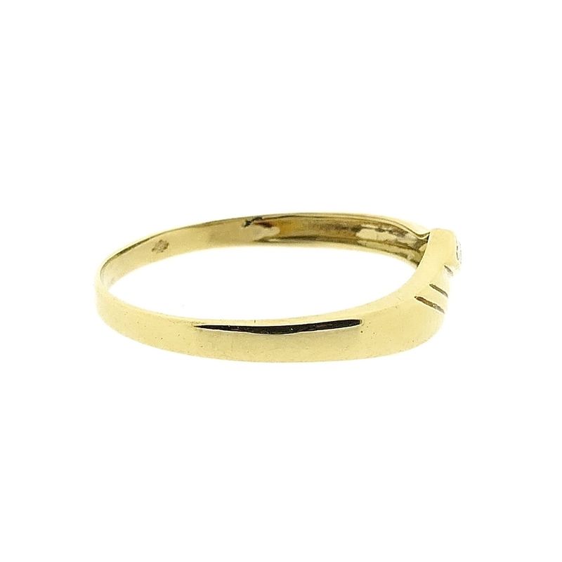 Image 8 of Gold ring with diamond | 0.005 ct.