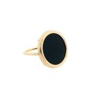 Image 3 of Rose gold ring with onyx