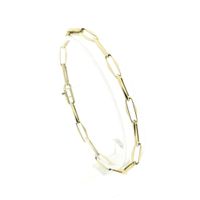 Gold closed forever bracelet.