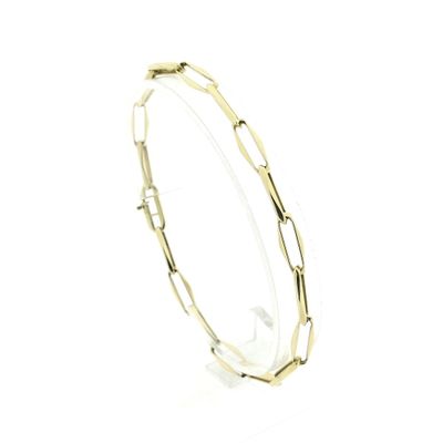 Gold closed forever bracelet. Image 1 of Gold closed forever bracelet.