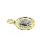 Image 4 of Two-tone gold pendant of Jesus Christ