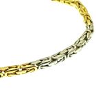 Image 2 of Two-tone gold king bracelet | 21.5 cm
