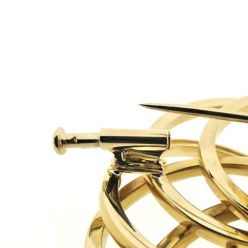 Image 6 of Vintage gold fantasy brooch