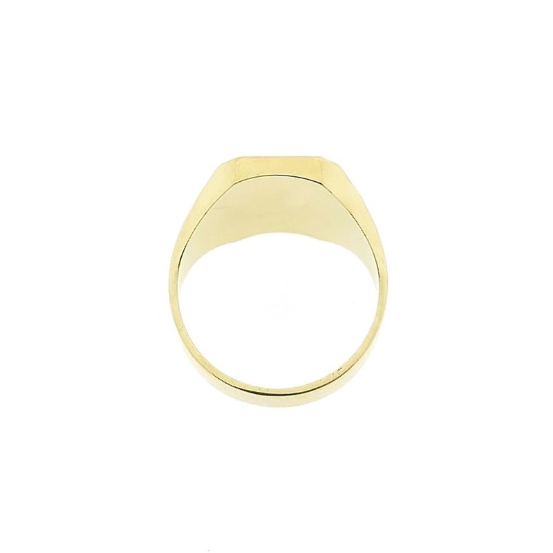 Image 5 of Vintage gold signet ring with zirconia | Men