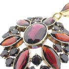 Image 8 of Vintage gold entourage pendant with garnet