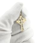 Image 6 of Gold Celtic Cross Pendant | Solvar Ireland