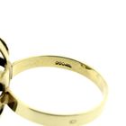 Image 6 of Gold ring with tiger's eye.