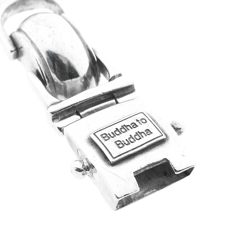 Image 7 of Silver robust Buddha to Buddha bracelet | 20 cm