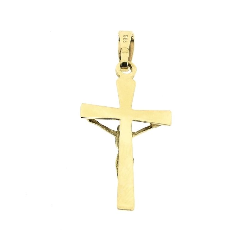 Image 8 of Gold pendant of a cross with corpus
