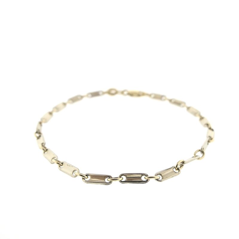 Image 3 of Two-tone gold fantasy link bracelet; HASGUL | 19.0 cm