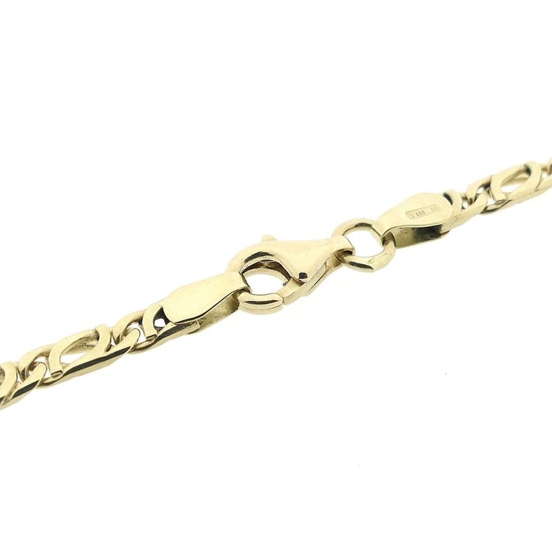 Image 3 of Two-tone gold fantasy link bracelet