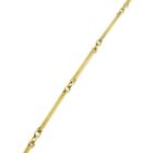 Image 8 of Gold bar necklace with pearls