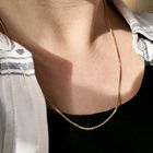 Image 5 of Golden Venetian link chain | 50.5 cm