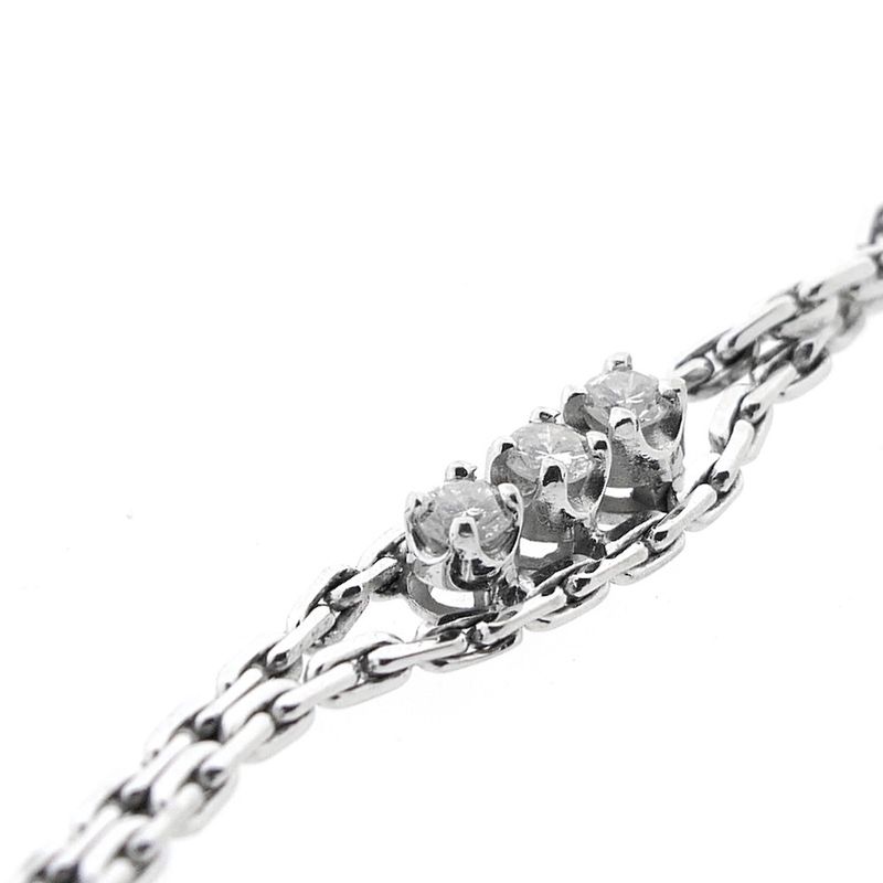 Image 4 of White gold fantasy link bracelet with 0.30 ct. diamonds | 17 cm