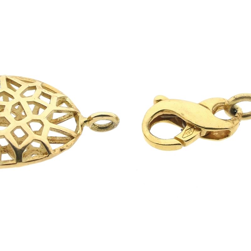 Image 7 of Vintage gold fantasy link necklace