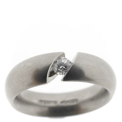 Image 2 of Niessing white gold Narcissus ring set with diamond