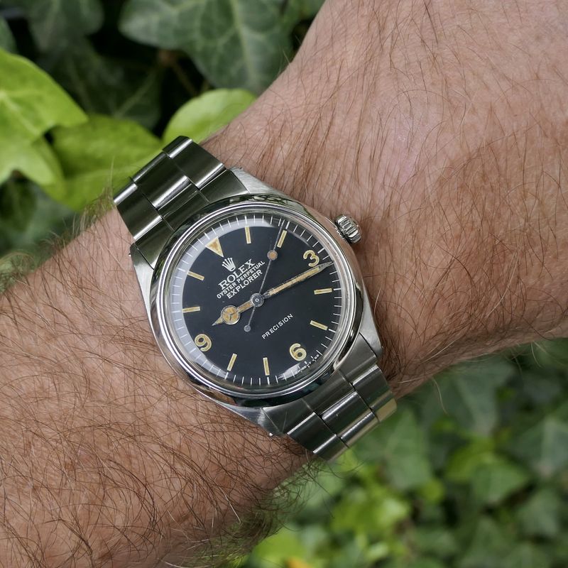 Image 23 of Rolex Airking/Explorer 5500; Automatic vintage watch from 1972 (with aftermarket modifications)