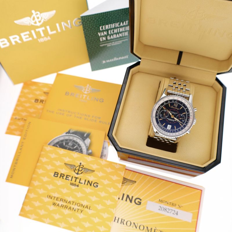 Image 17 of Breitling Navitimer Montbrillant Edition A48330; Automatic Men's Watch