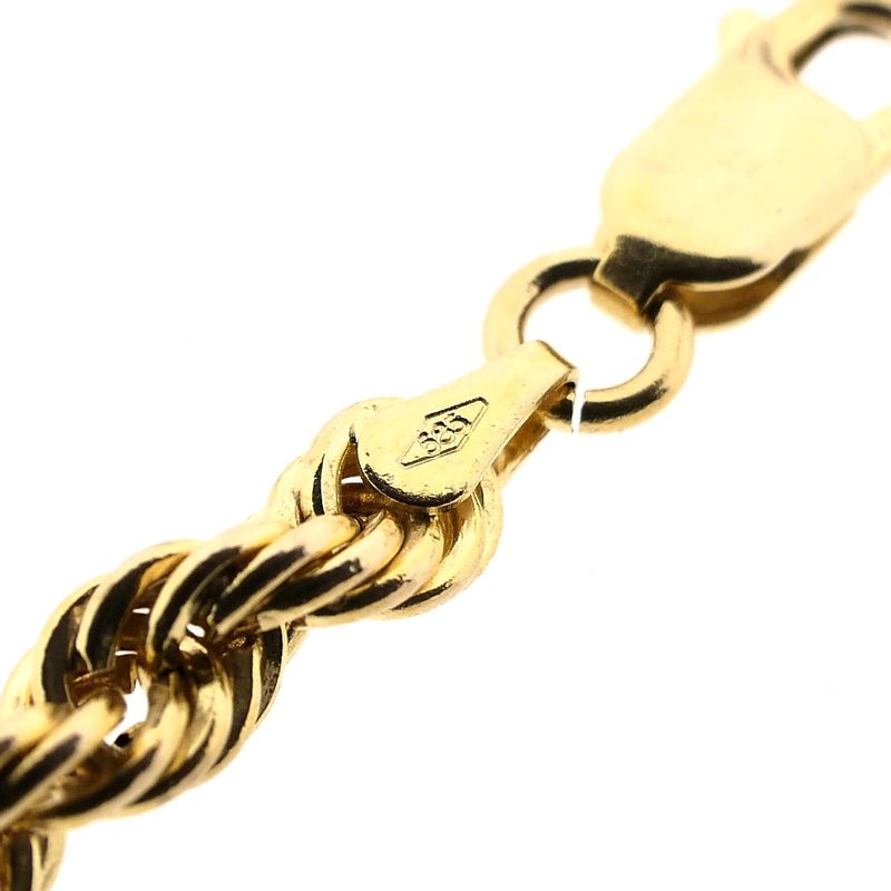 Image 8 of Twisted Gold Link Necklace