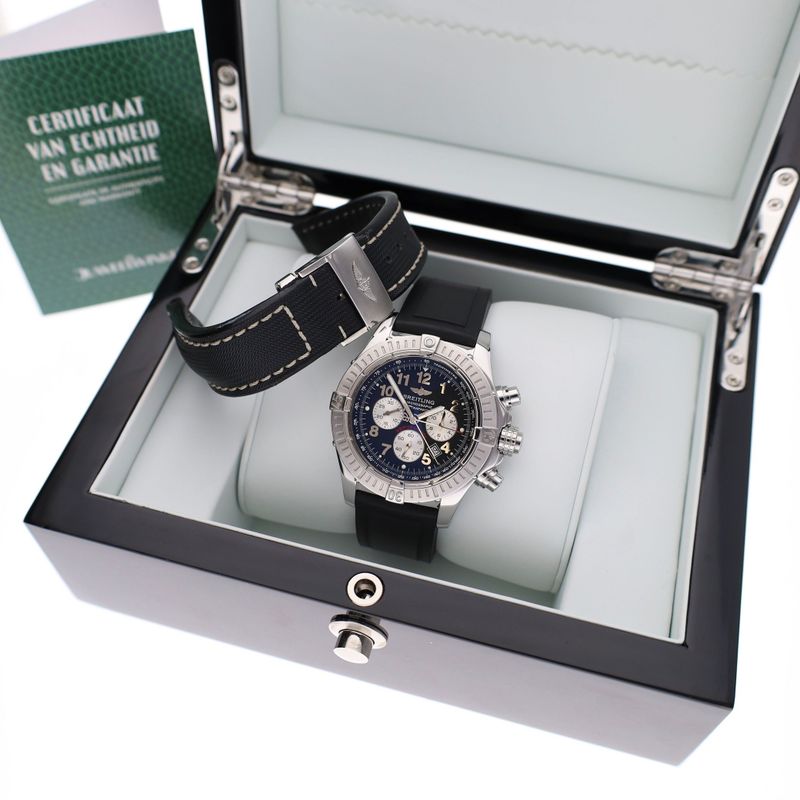 Image 2 of Breitling Chrono Avenger 'Sixty-Nine' Rattrapante A69360; Limited Edition Men's Watch