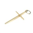 Image 4 of Gold pendant with a subtle cross